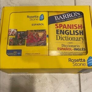 Spanish Learning Set with Barron's Dictionary